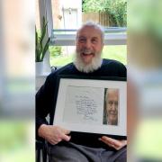 Alan 'Shep' Shepherd, a resident at Droitwich's Westmead Residential Care Home and former ecologist, was praised by Sir David Attenborough in a personalised letter