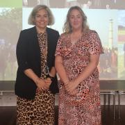 Droitwich Spa High School and Sixth Form Centre co-headteachers Claire Moss and Gemma Lloyd Davies