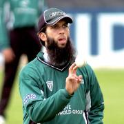 FINE CATCH: Moeen Ali showed a safe pair of hands against Warwickshire to dismiss Varun Chopra in their Yorkshire Bank 40 match at New Road.