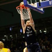ANDREAS SCHREIBER: The Worcester Wolves centre will be facing his former club Plymouth Raiders on Saturday.