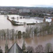 FLOODS: Worcester submerged in water