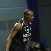 ON THE BALL: Guard Disraeli Lufadeju is starting to show his potential for Worcester Wolves.