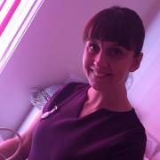 Claire Ramdehal from Andrew Slater Hair and Beauty in Malvern Link gives a client a Caci facial (54799761)