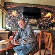 PUB: Ted Marshall, at the Cap 'N' Gown in Worcester which is preparing for its next hustings.