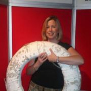 Assistant director Sarah Hadley has her lifebelt at the ready for Titanic