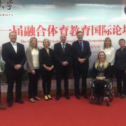 JOINED FORCES: University of Worcester worked with Beijing Sports University for a meeting.