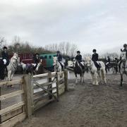Pershore High School's show jumping team