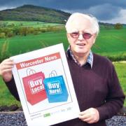 POSTER: Don Barton, leader of Slow Food Worcestershire, one of the groups backing our Buy Local campaign.