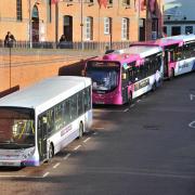 A bus route from Worcester to Birmingham has stops affected.