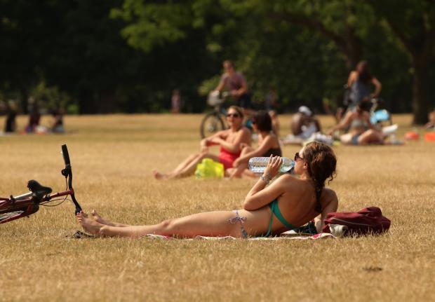 Heatwave: But experts are warning people to be aware of the risks