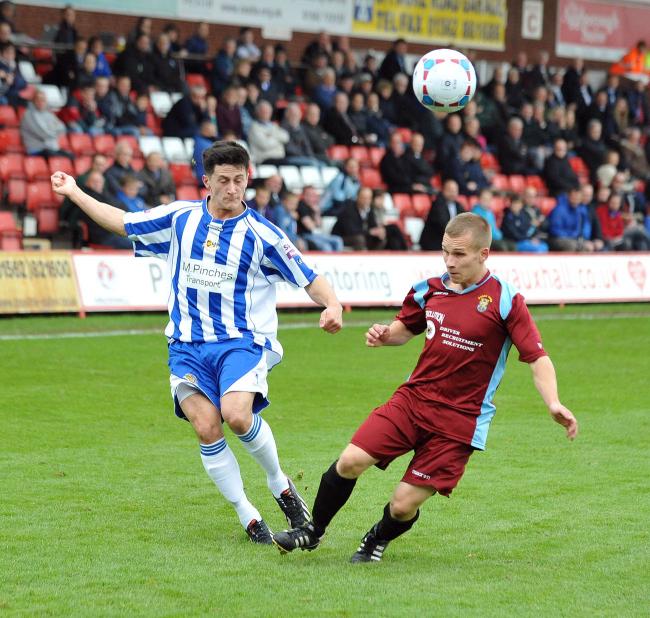 READY FOR REPLAY: City’s George Williams believes the Blue and Whites will be too strong for Rugby Town in their FA Cup third qualifying round replay.