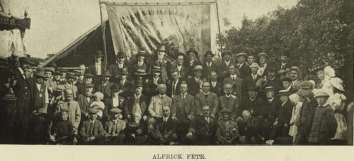 August 1914, and life goes on. Alfrick Fete, as pictured in the Berrows Journal. Picture courtesy of the Worcestershire Archives and Archaeological Services