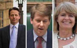 MPS: Worcestershire MPs Nigel Huddleston, Robin Walker and Harriett Baldwin