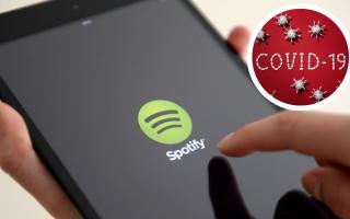 Spotify will add an advisory to podcasts. (PA/Canva)