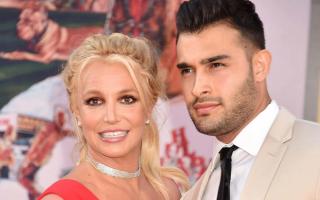 Spears married her long-time partner Sam Asghari at her home in Los Angeles yesterday (PA)