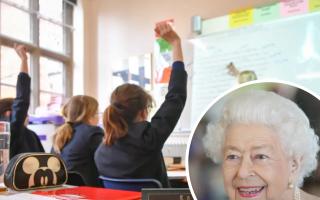 UK schools set for imminent advice on school closures following death of the Queen. (PA)