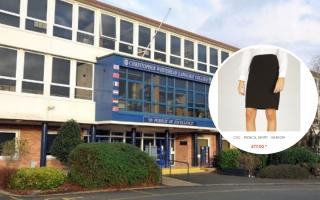 PRICE: The price of the skirts at Christopher Whitehead Language College has caused concern among some parents who have been told to buy skirts from Monkhouse or KITZ UK
