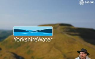 OOPS: The image of the Malvern Hills in an advert for Yorkshire Water with Feargal Sharkey of The Undertones highlighting the mistake on Twitter