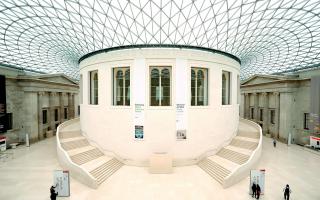 DRAMA: The interior of the British Museum in London - the museum has fallen  prey to a string of alleged thefts