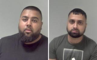 JAILED: Hamza Hussain (left) and Sharaz Ali hatched a plan to hide drugs inside underpants