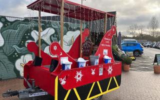 VISIT: Father Christmas will be visiting Rushwick on his sleigh