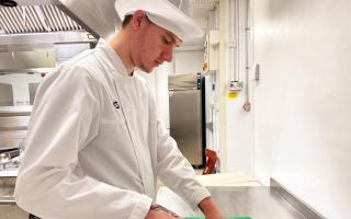 Jack Cook is training to become a chef on the programme