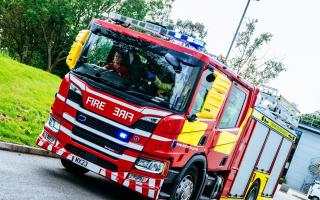 An investigation has been launched following a car fire in Davenham