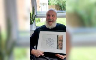 Alan 'Shep' Shepherd, a resident at Droitwich's Westmead Residential Care Home and former ecologist, was praised by Sir David Attenborough in a personalised letter