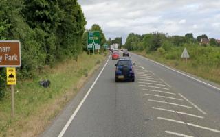 CAUGHT: The incident happened on the A46 Evesham bypass