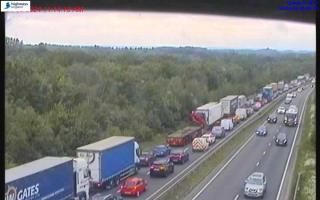 Live updates: Hour-long delays after 'incident' on motorway in Worcestershire