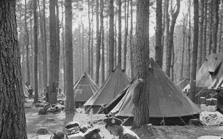 PREPARATION: Heathfield Camp in Sussex where soldiers were massing 80 years ago for D-Day