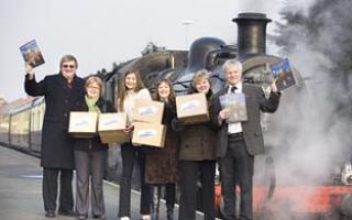 MARKETING: Destination Worcestershire staff and council tourism officers promote the county's attraction.