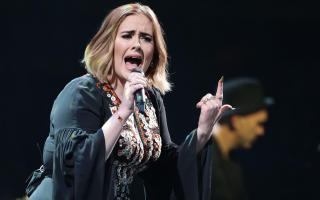 Adele performing at Glastonbury. Picture: PA