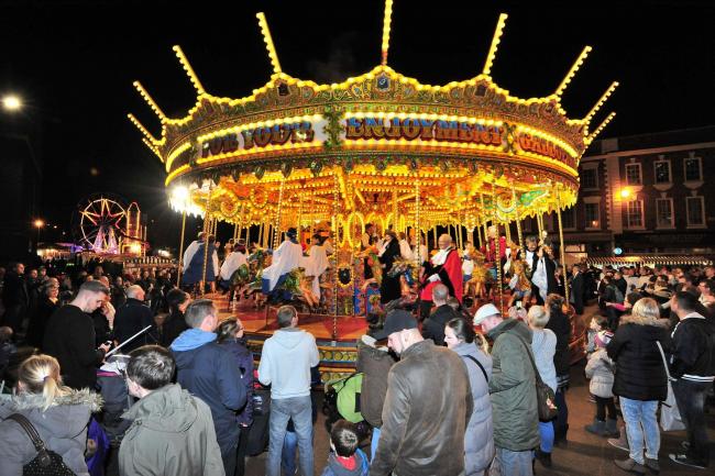 The city centre roads closed for Worcester's Victorian Christmas Fayre