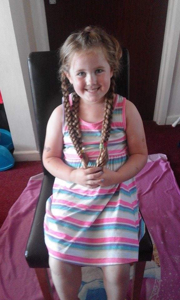 VIDEO: Girl's long hair cut short for Little Princess Trust | Worcester News