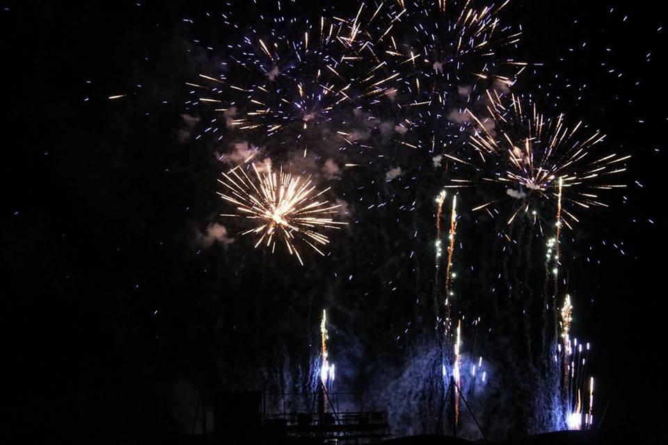 Fireworks at Sixways. Picture by Sara Jayne Clark