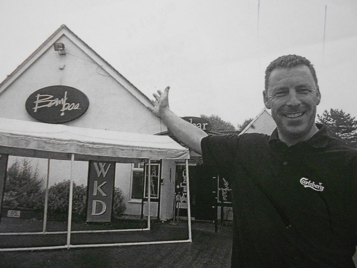 Did you enjoy a WKD at Bamboo? Steve Cass in 2004