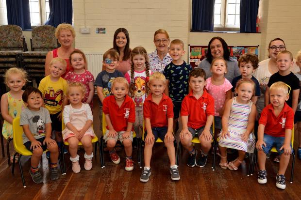 EJJABretfortonOFSTED..Childern and staff at Bretforton Pre-School Playgroup are delighted with their recent Good OFSTED report.